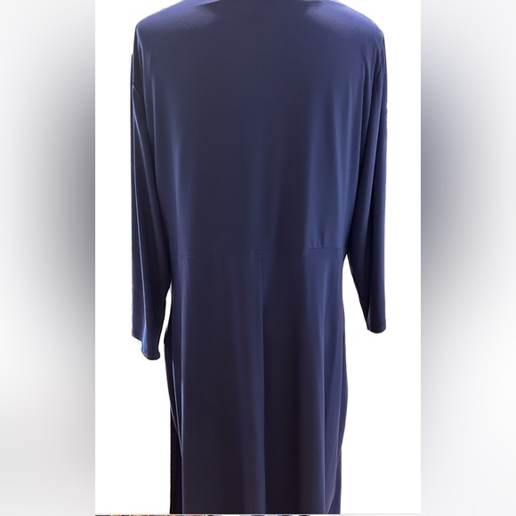 Lauren Ralph Lauren Women's periwinkle Stretch Faux Wrap Dress size 22W NWT - Picture 5 of 12